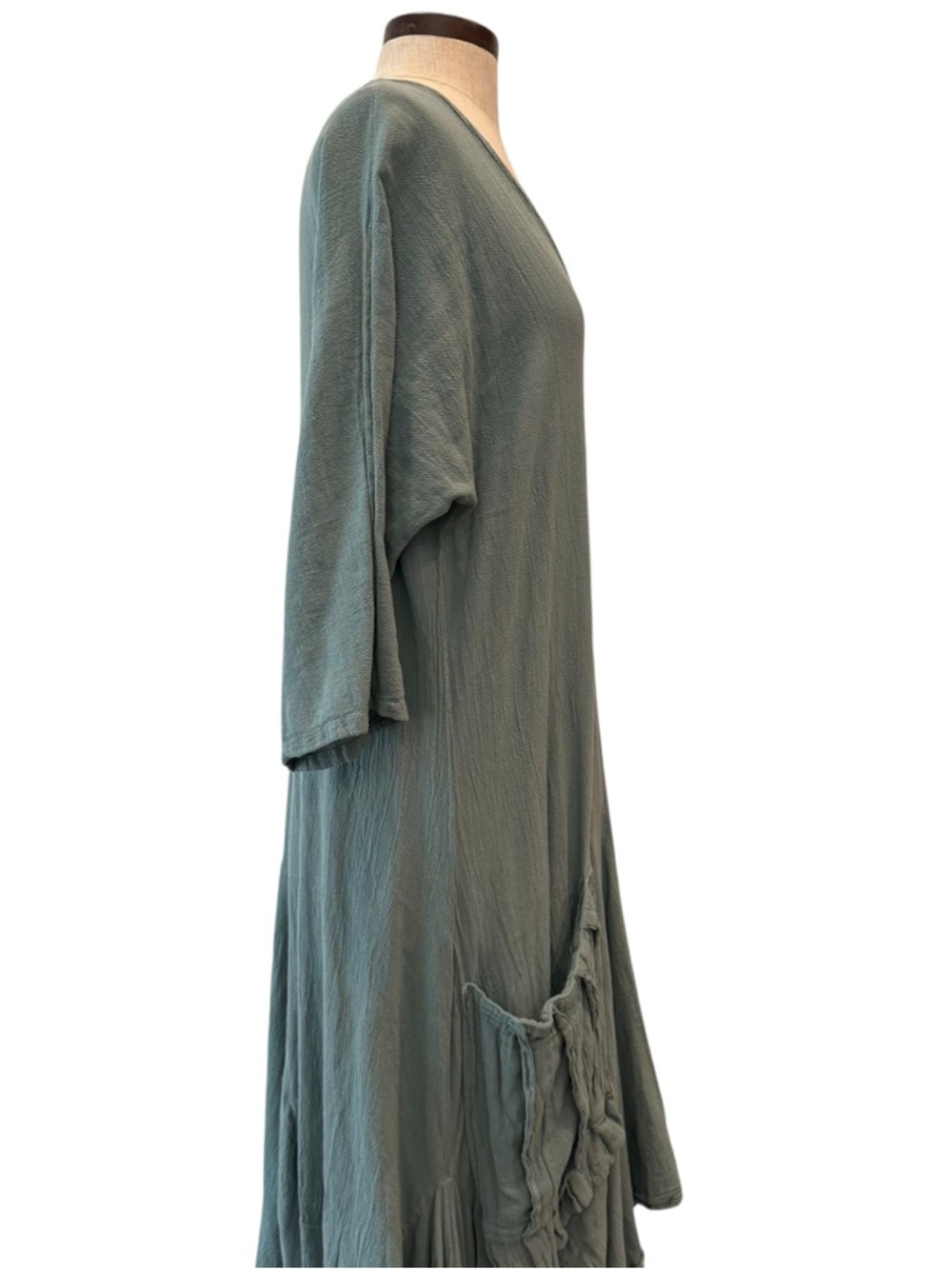 Oh my Gauze Shepard cotton gauze Lagenlook midi dress - Picture 7 of 14